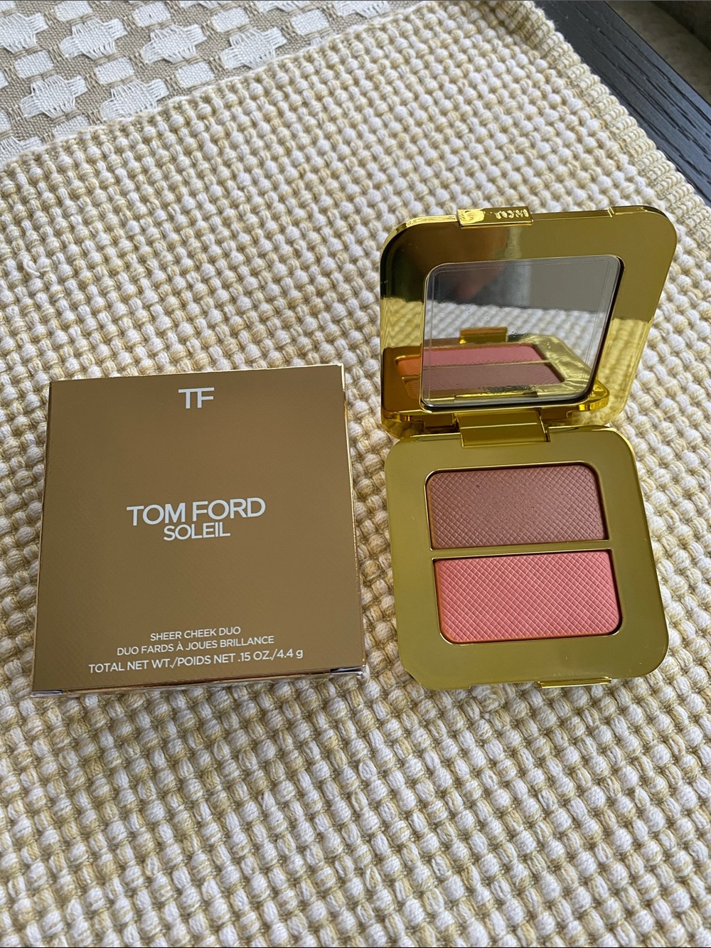 Tom Ford Soleil Sheer Cheek Duo — Pink & Bronze, 02 Eclat Nu